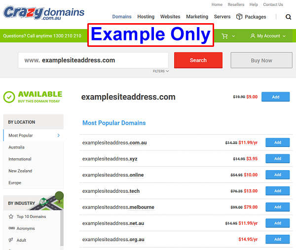 crazy domains